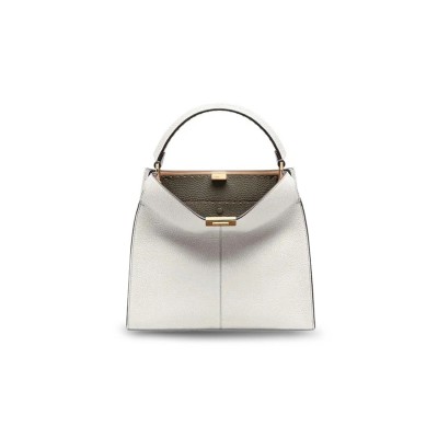 FENDI PEEKABOO X-LITE MEDIUM TOTE SHOULDER BAG 8BN310SMTF1BZA (30*25*14cm)
